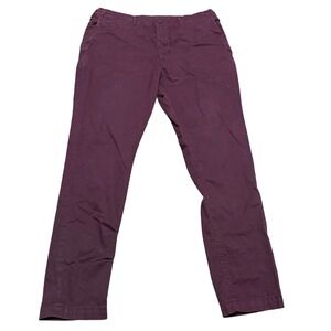 American Eagle Burgundy Next Level Flex Chinos Men's 36x32 Stretch